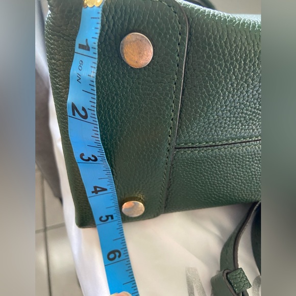 Michael Kors Forest Green Pebbled Leather Handbag - Picture 10 of 13